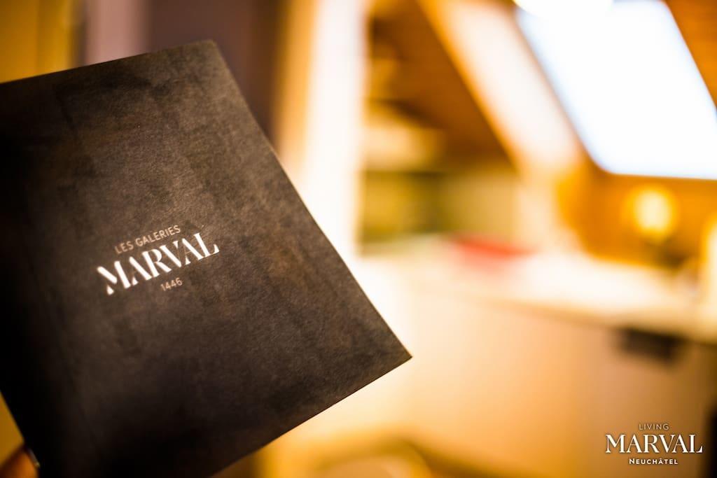 뉴샤텔 Les Galeries Marval 아파트 호텔 객실 사진